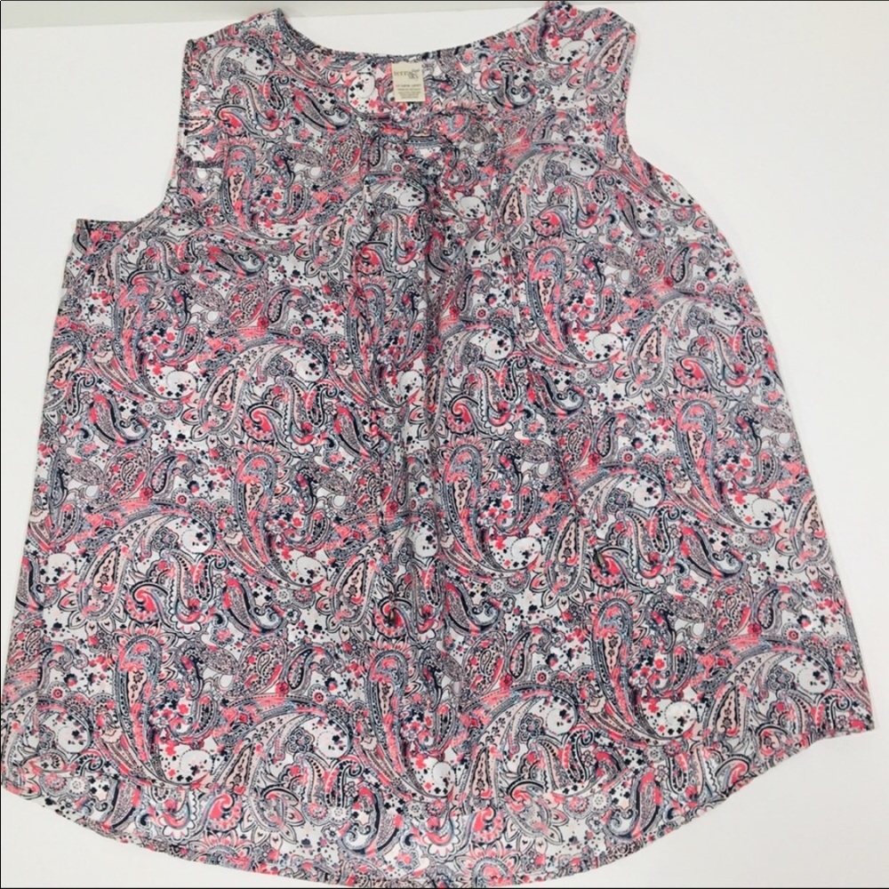 Pink Paisley Terra & Sky Top 1x